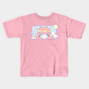 she is looking at you Kids T-Shirt